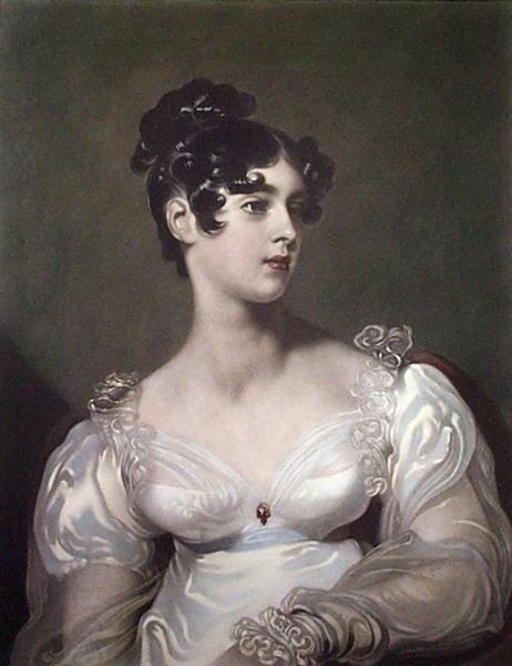 Sir Thomas Lawrence Portrait of Lady Elizabeth Leveson-Gower, later Marchioness of Westminster, wife of the 2nd Marquess of Westminster oil painting picture